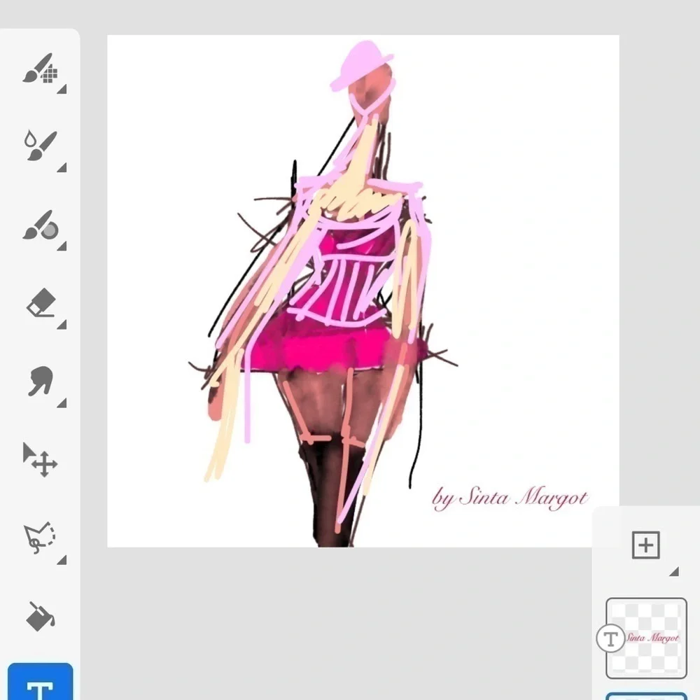 Digital fashion abstract art by me sone on my phone as a digital print NWT